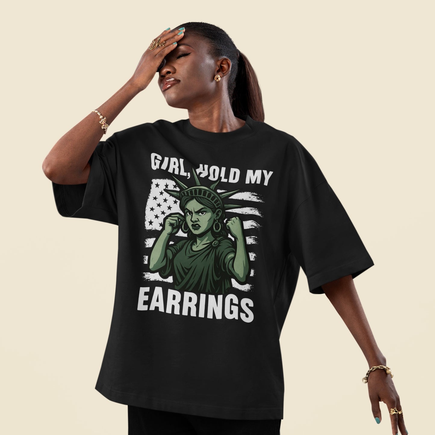 Girl, Hold My Earrings Tee