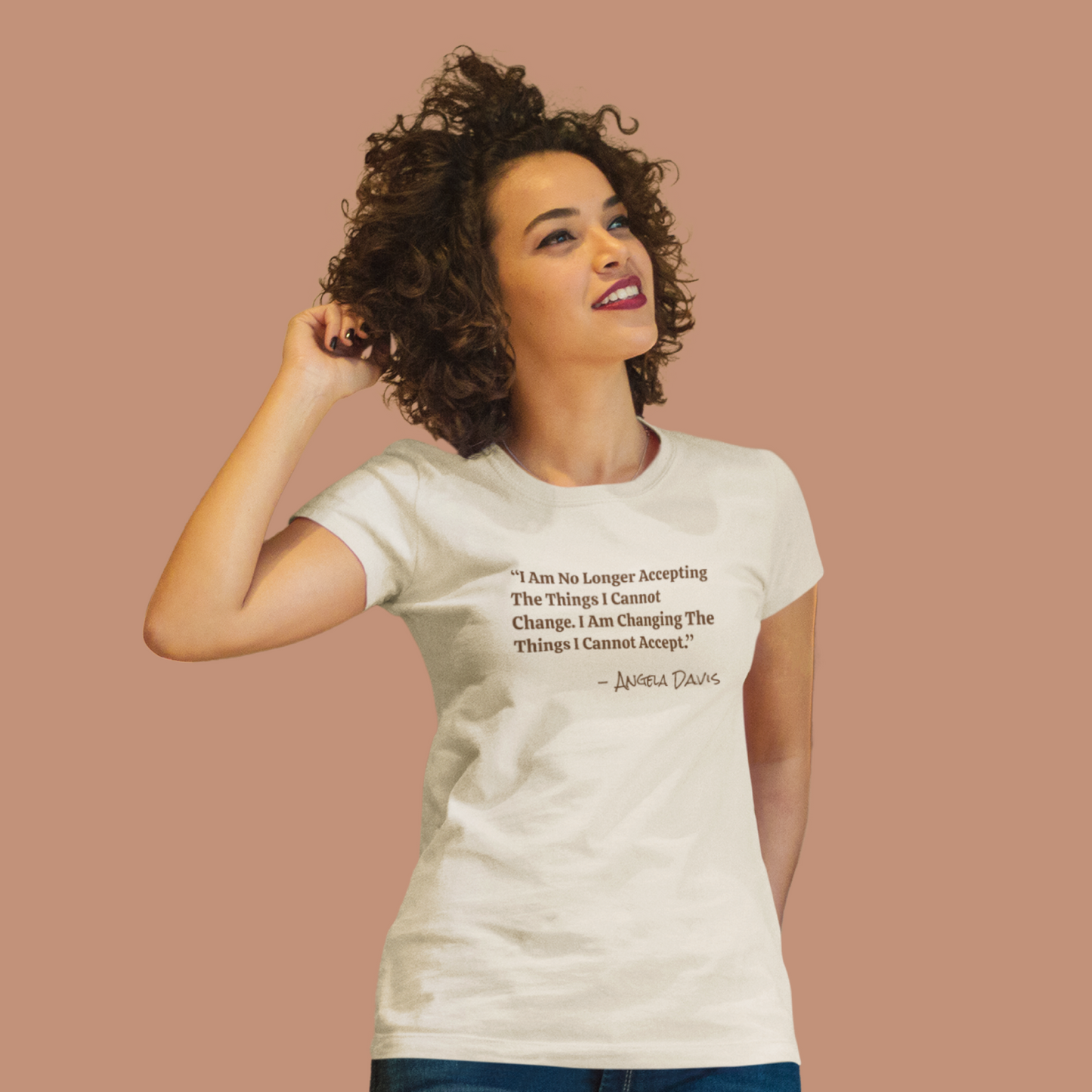 Angela Davis Quote Tee