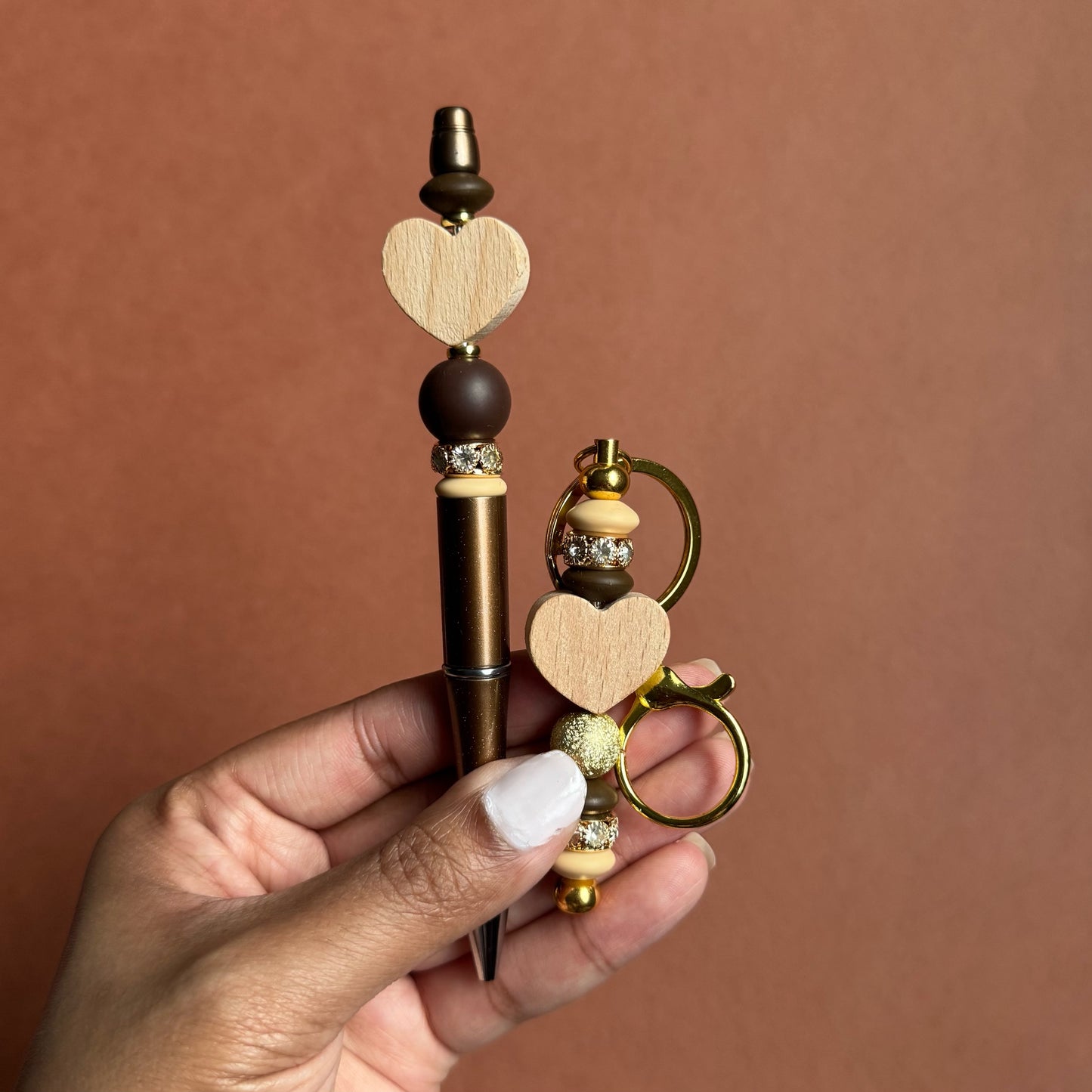 Love Chocolate Keychain/Pen Set