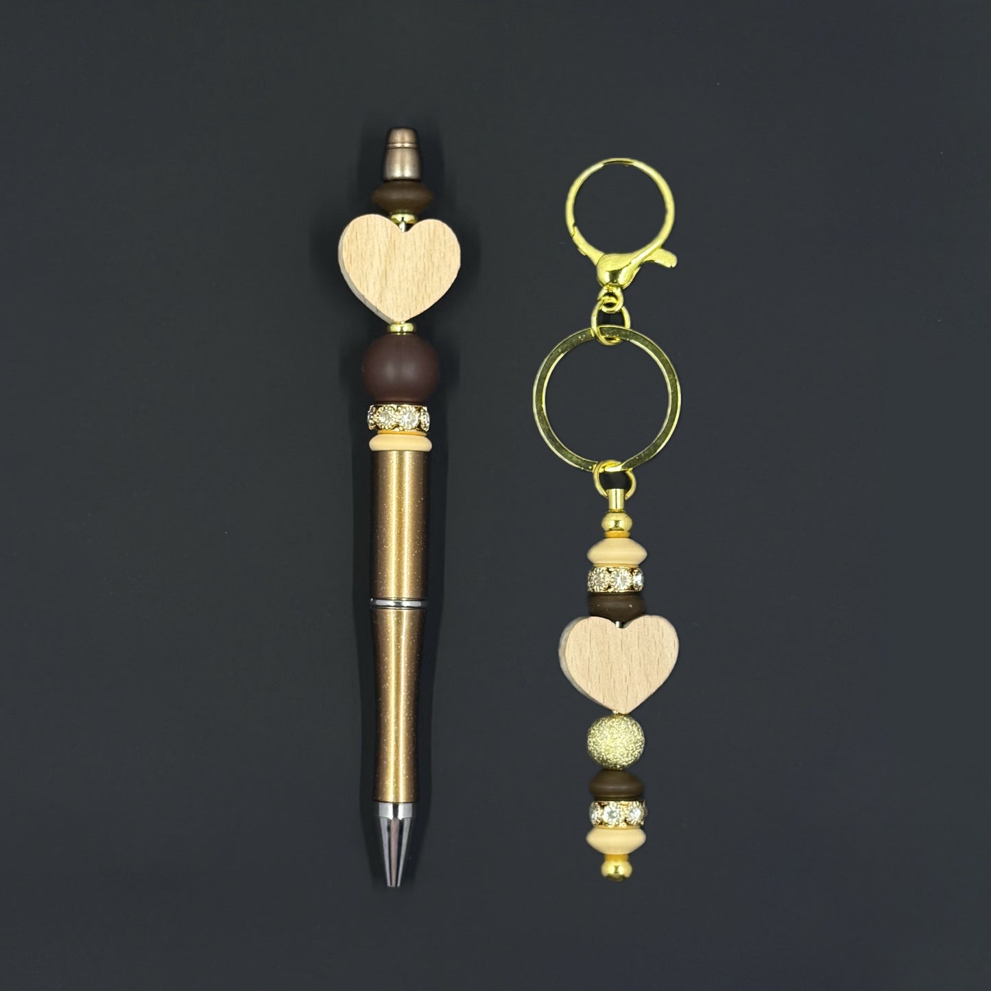 Love Chocolate Keychain/Pen Set