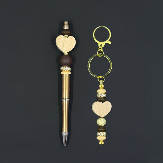Love Chocolate Keychain/Pen Set