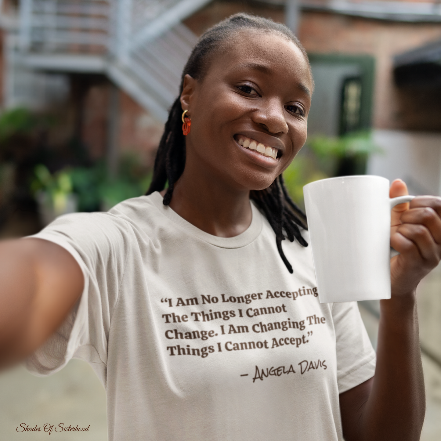 Angela Davis Quote Tee
