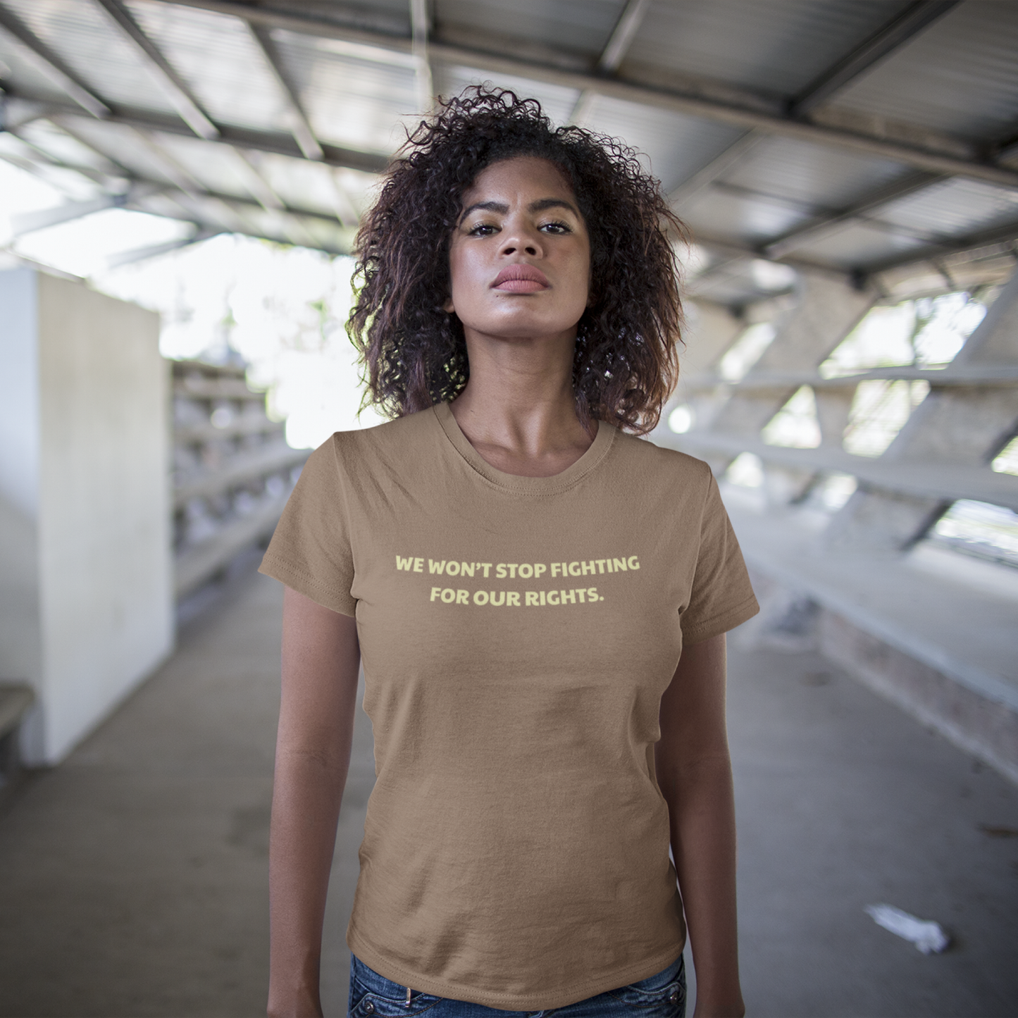 Still Fighting Tee (Café Brown)