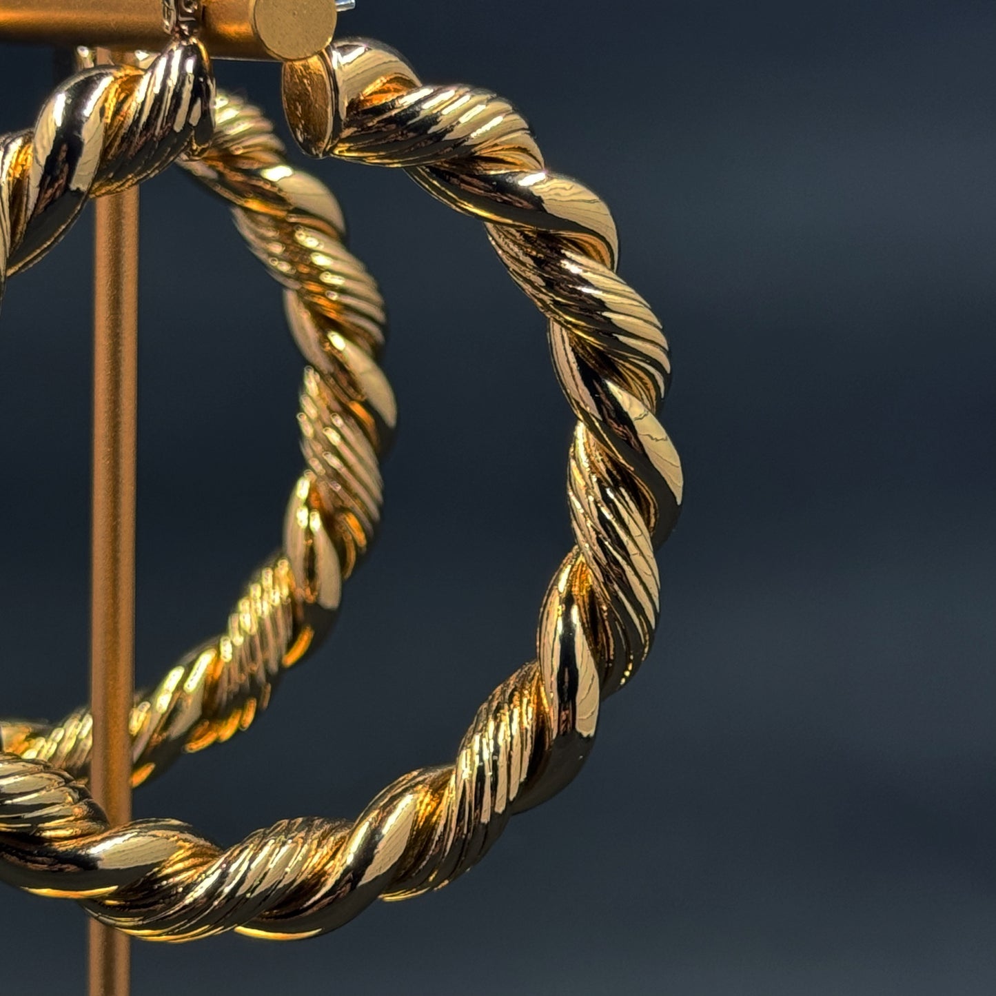 Twisted Chunky Hoops