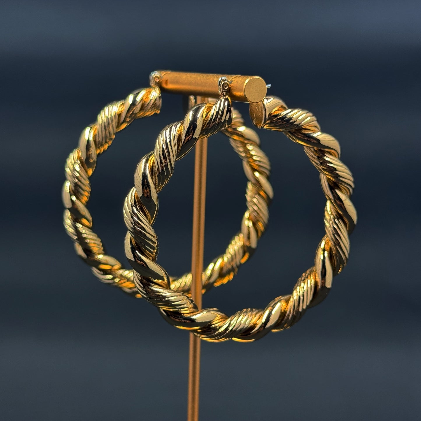 Twisted Chunky Hoops