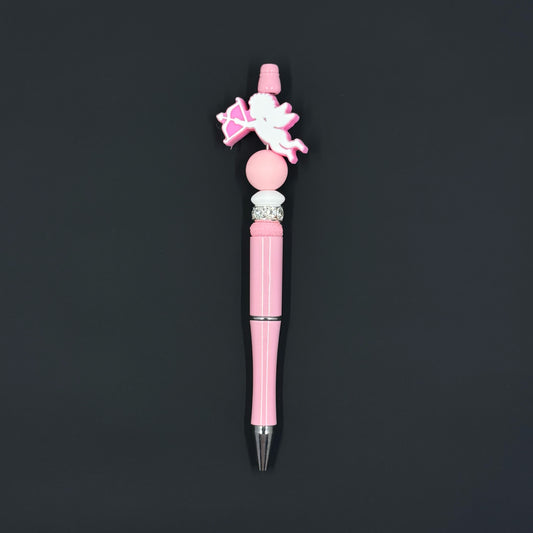 Cupid Beaded Pen (Pink)