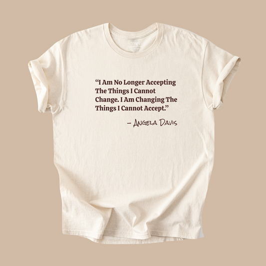 Angela Davis Quote Tee
