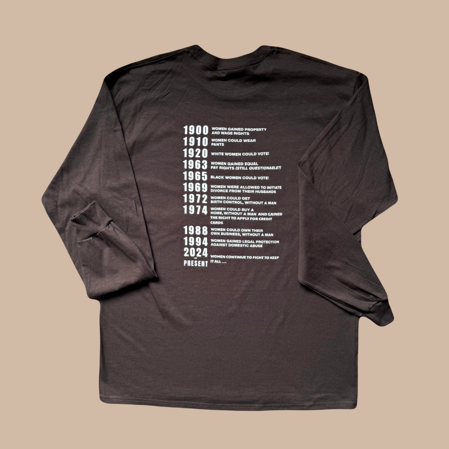Women’s Rights Are Worth Fighting For Long Sleeve Tee