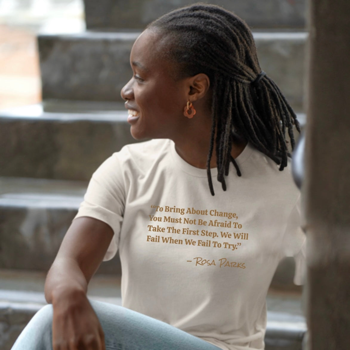 Rosa Parks Quote Tee