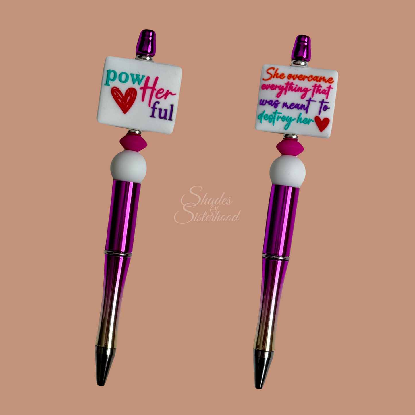 PowHERful Beaded Pen (Ombré)