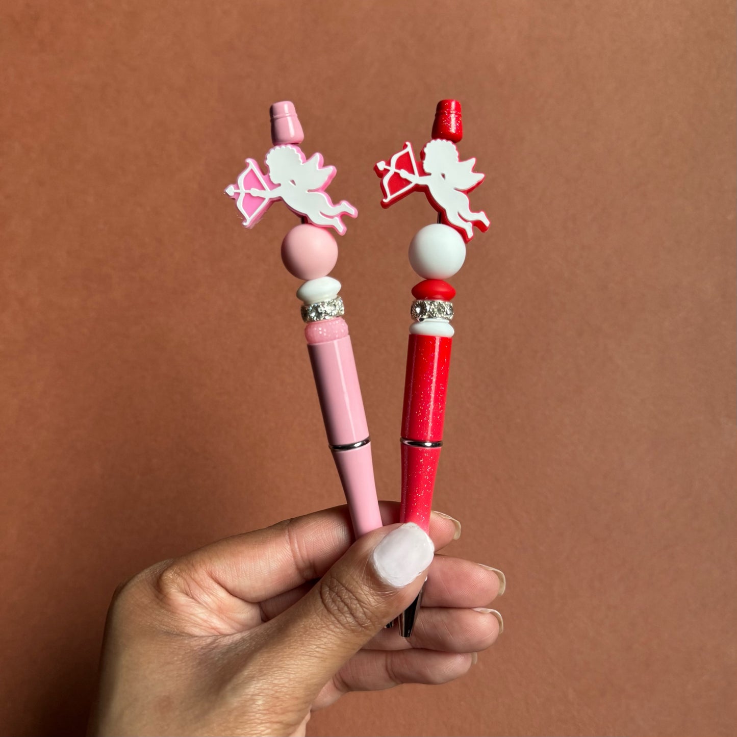 Cupid Beaded Pen (Pink)
