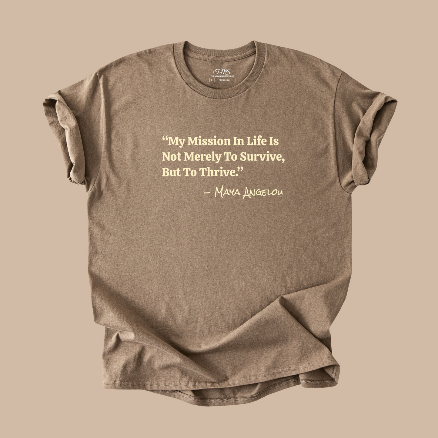 Maya Angelou Quote Tee