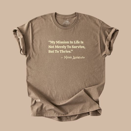 Maya Angelou Quote Tee