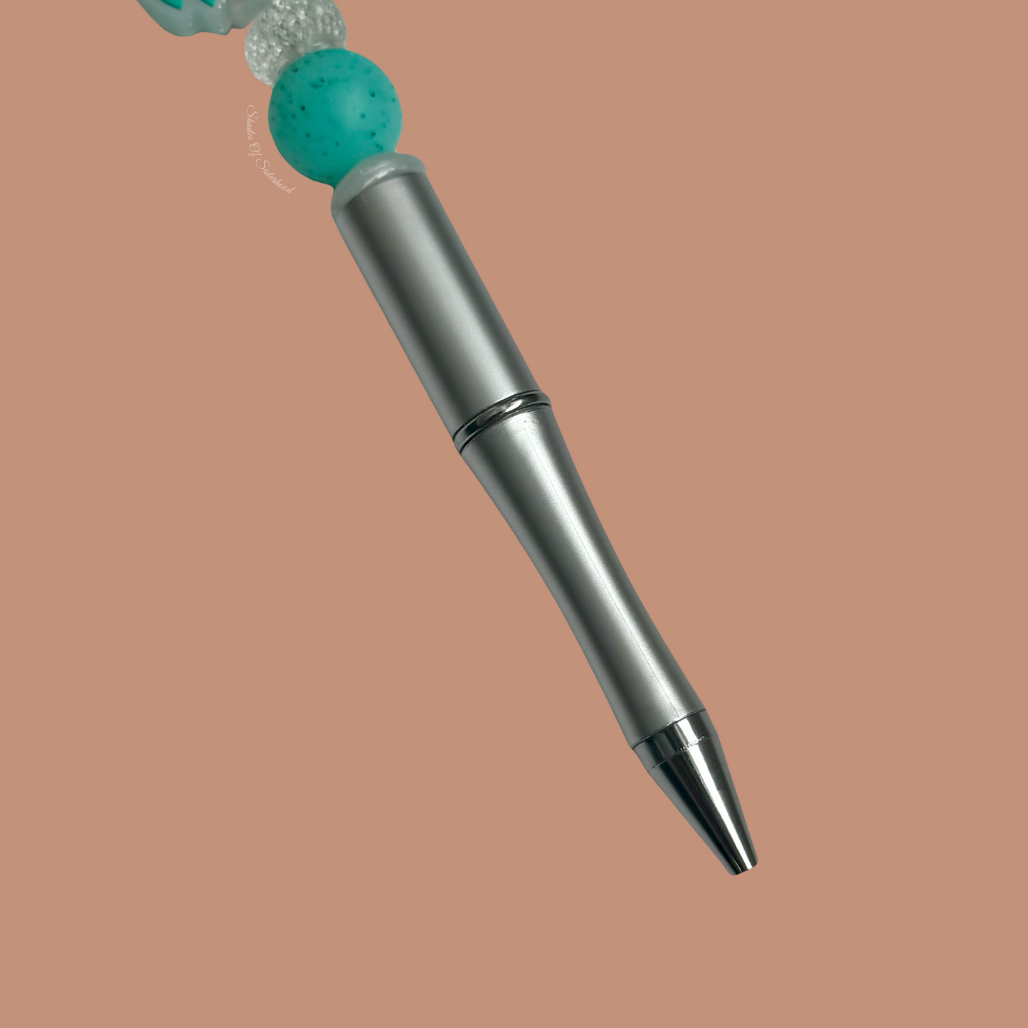 Winter Reindeer Beaded Pen