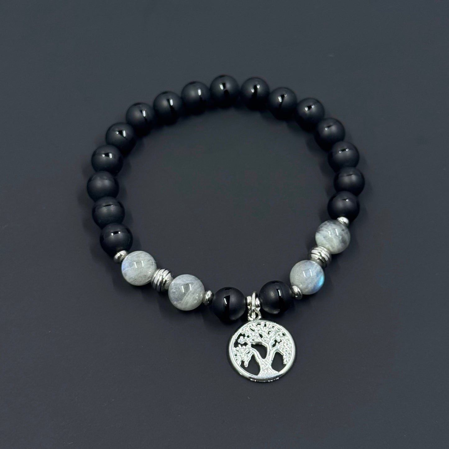 Rooted In Excellence Gemstone Bracelet (Silver)